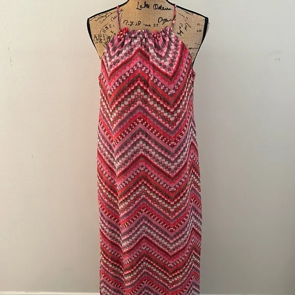 Emma & Michele Dresses | Emma & Michele || Coral Sleeveless Maxi Dress. Sz. 6 | Color: Pink/Red | Size: 6 | Carrenisaac05'S Closet